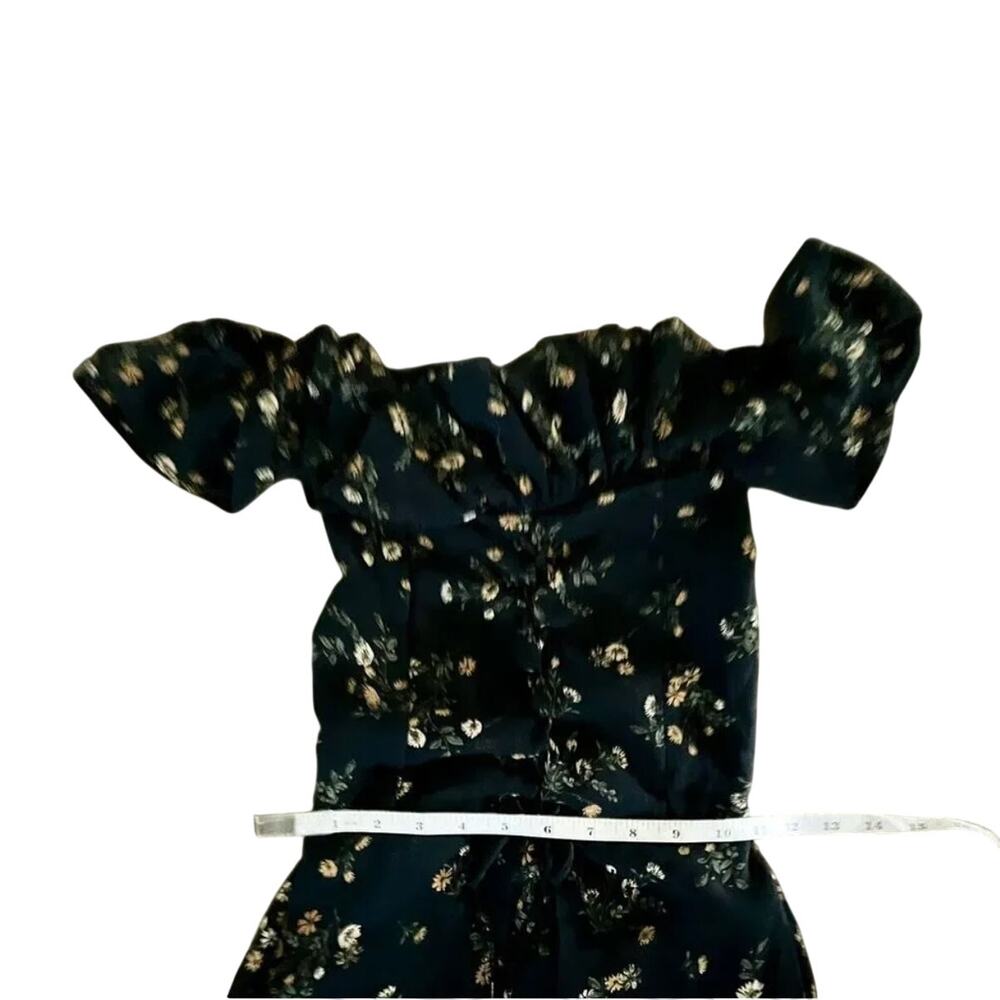 VICI Wagner Floral Off The Shoulder Lace Up Maxi Dress Size Small - Picture 11 of 14